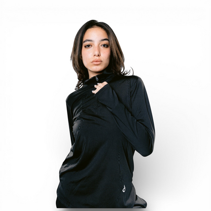 RASM Zip Top – Black | Meryia مِرية