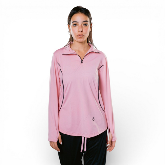 RASM Zip Top – Blush | Meryia مِرية