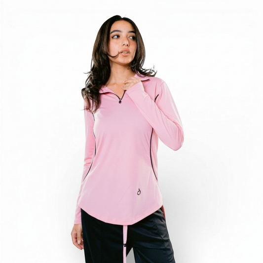 RASM Zip Top – Blush | Meryia مِرية
